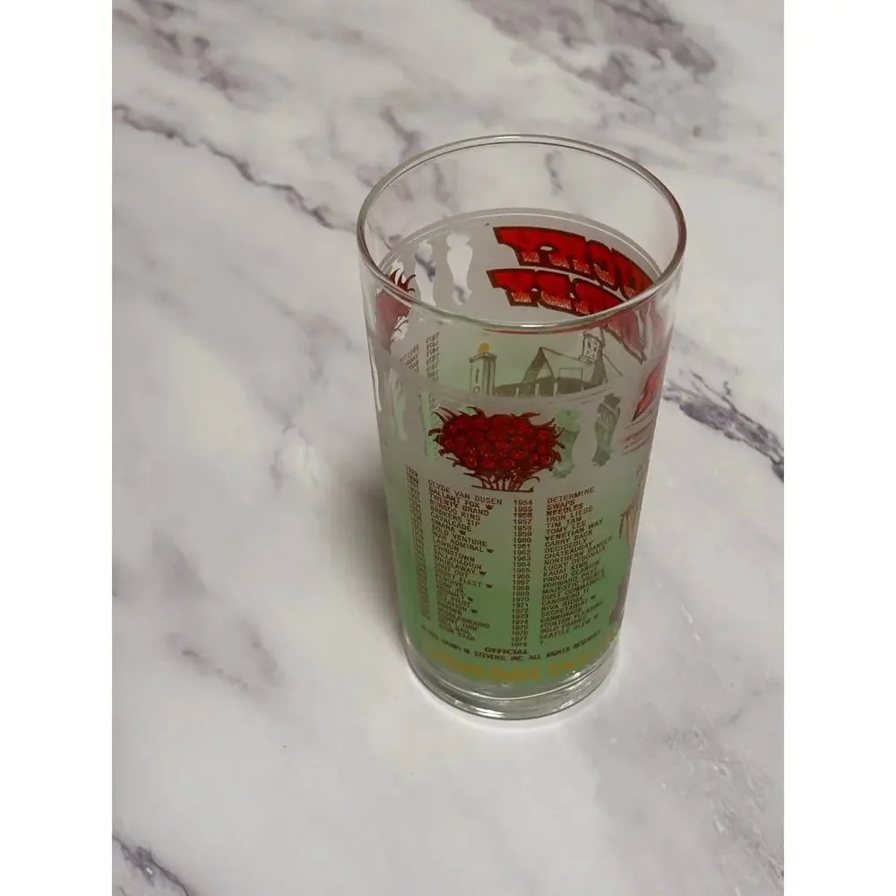 1978 Kentucky Derby Official 104 Churchill Downs Vintage Julep Glass Louisville